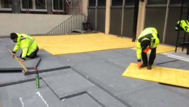 Eesti alaline esindus Euroopa Liidu juures. Juurdeehituse lamekatuse soojustamine.